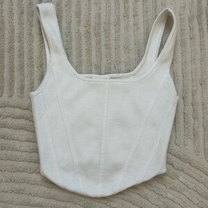 Wilfred Cream Corset Top